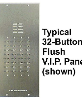Alpha VI402-180 180 Buttons VIP Panel with No Directory, Less Flush Back Box
