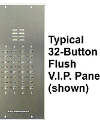 Alpha VI402-192 192 Buttons VIP Panel with No Directory, Less Flush Back Box