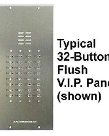 Alpha VI402-201 201 Buttons VIP Panel with No Directory, Less Flush Back Box