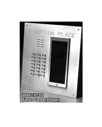 Alpha VI402-246D 246 Buttons VIP Panel with Built-In Alphabetical Directory, Less Flush Back Box