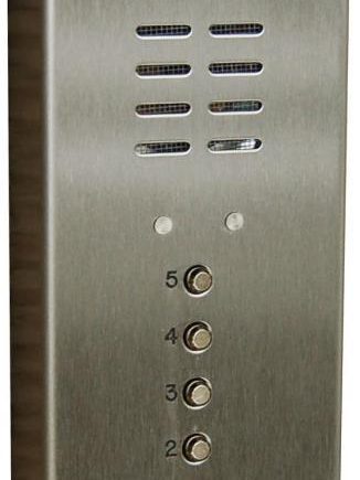 Alpha VI402S004 4 Button VIP Panel with Surface Side Bends, No Directory