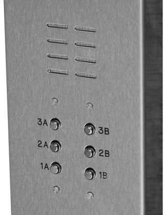 Alpha VI402S006 6 Button VIP Panel with Surface Side Bends, No Directory