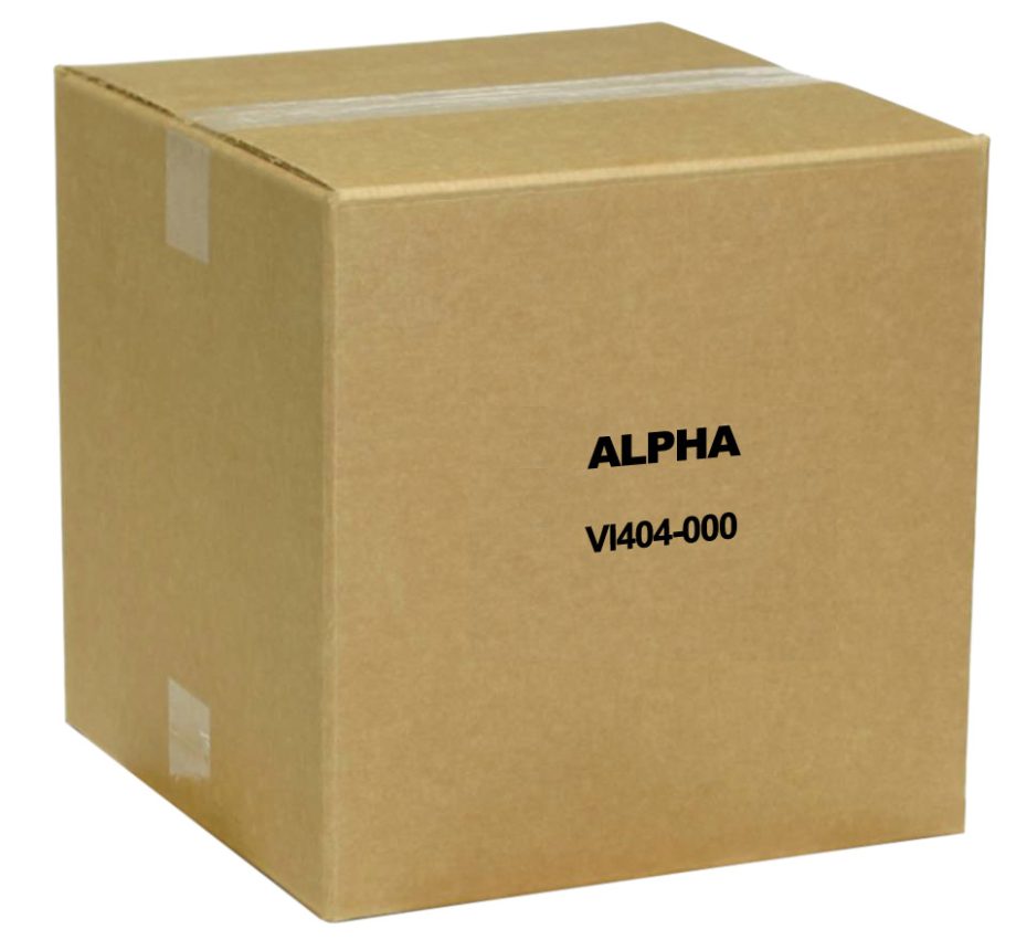 Alpha VI404-000 0 Button Brass Panel, Less Back Box and Alphabetical Directory