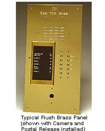 Alpha VI404S189D 189 Buttons Brass Panel & Directory Surface