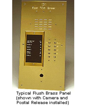 Alpha VI404S195D 195 Buttons Brass Panel & Directory Surface