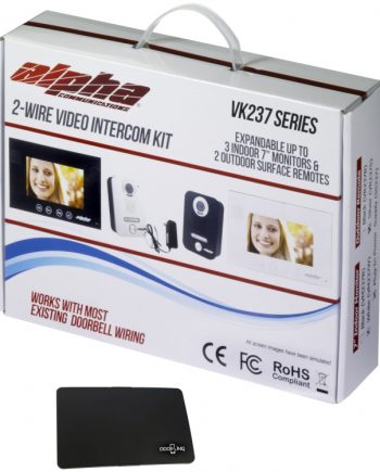 Alpha VK237WSDL Color Video Intercom Kit with Dl237