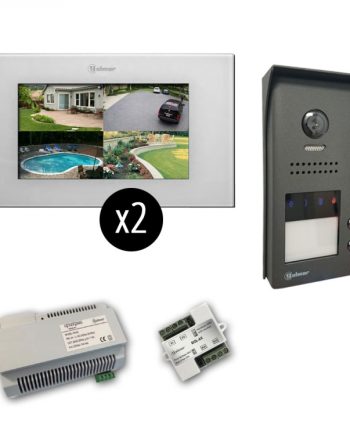 Alpha VKGB2-P7-2FS 2 Unit Touchscreen Video Entry Intercom Kit