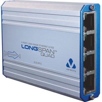 Veracity VLS-4P-C LONGSPAN Camera Quad Ethernet Range Extender with PoE