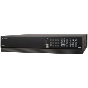 Vitek VT-HDOC16BR-50T 16 Channel Complete EX-SDI, TVI, AHD, CVI, Analog & IP Recording Solution, 50TB