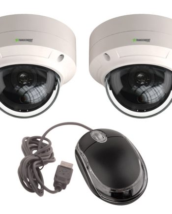 Vitek VT-THD5CKTFE-2 5 Megapixel 4-In-1 Indoor/Outdoor IR Dome Camera, 2.8mm Lens with 4 Channel 12V Power Supply