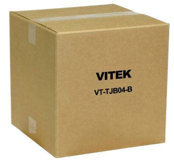 Vitek VT-TJB04-B Optional Junction Box for Cable Management for VTC-T4B4HR2MDB, Black