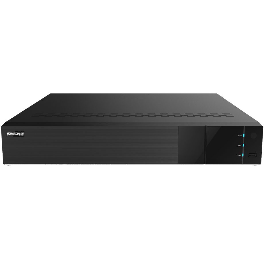 Vitek VT-TNR1646PF-12T 16 Channel 8 MegaPixel H.265 Network Video Recorder with 4K Output & 16 Port PoE Switch, 12TB