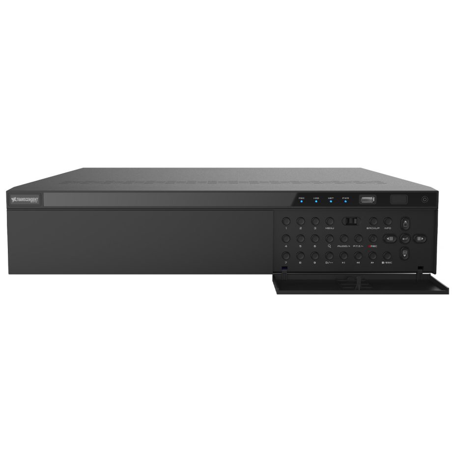 Vitek VT-TNR6480E1-12T 64 Channel 8 MegaPixel H.265 Real Time Network Video Recorder with 4K Output & Dual Ethernet Ports, 12TB