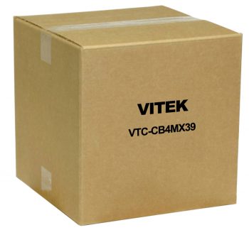 Vitek VTC-CB4MX39 4 Megapixel HD/EX-SDI / TVI / AHD / CVI / CVBS True Day/Night IR Box Camera, 3.2-9mm Lens