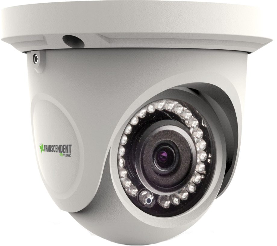 Vitek VTC-THT24R2F 1080p  Indoor/Outdoor IR 4-IN-1 HDA Dome Camera, 3.6mm Lens