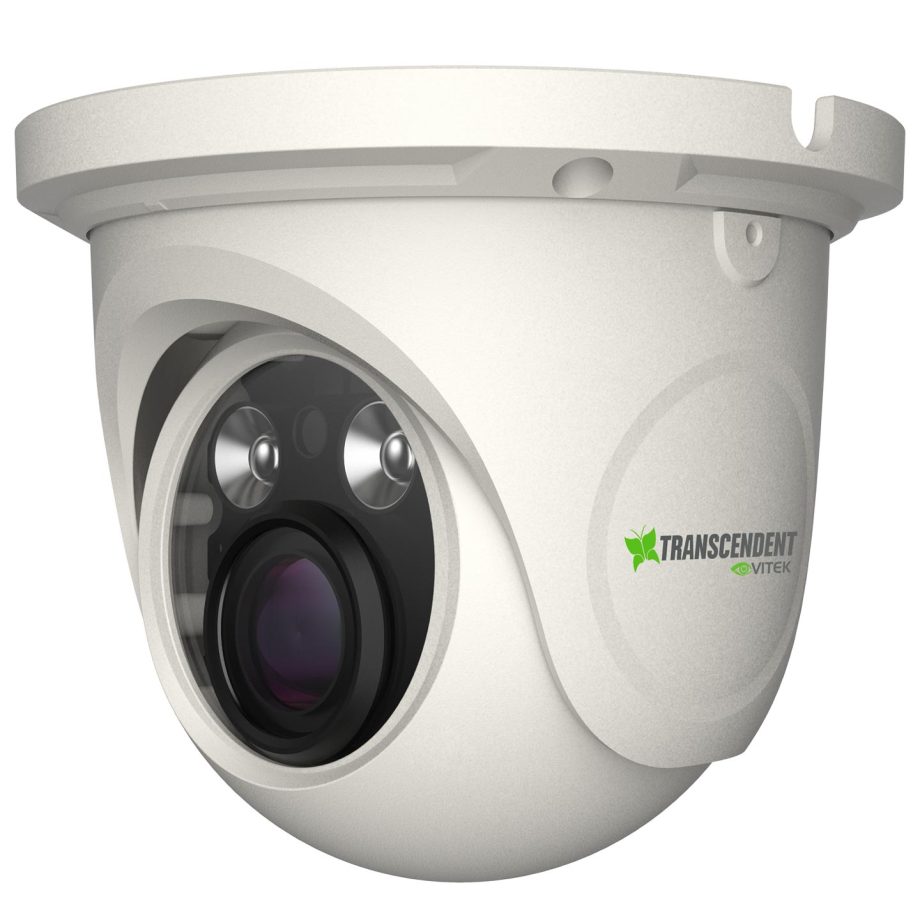 Vitek VTC-TNT5RME 5 Megapixel Indoor/Outdoor WDR IP Turret Camera with 2 IR LED Illumination, 2.8-12mm Lens