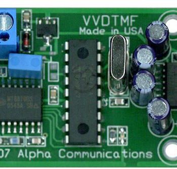 Alpha VVDTMF DTMF to RS232 Decoder Board