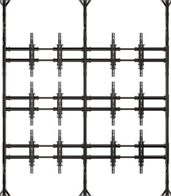 Crimson VWFC47 40″ – 47″ FlexWall Video Matrix Floor to Ceiling, Black