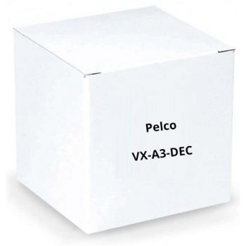 Pelco VX-A3-DEC VideoXpert Enhanced Decoder and Mount with US, Europe, and United Kingdom Power Cords