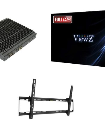 ViewZ VZ-4KVW-46UNB PRO 4K Video Wall Package with VZ-46UNB Wall Monitor, VZ-PRO-MINI Video Wall Server and VZ-WM71 Wall Mount
