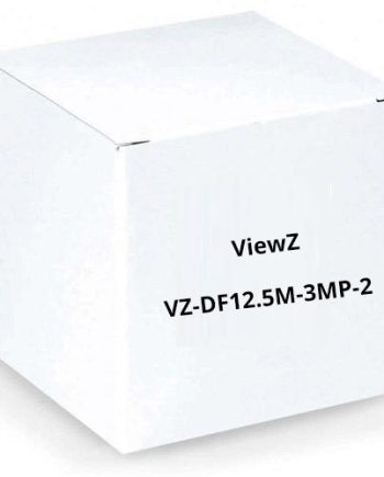ViewZ VZ-DF12.5M-3MP-2 1″ 3MP 12.5mm Fixed Lens with Manual Iris