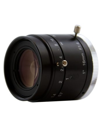 ViewZ VZ-DF16M-3MP-2  1″ 3MP FA Fixed Lens with Manual Iris 16mm F–1.4 C–Mount