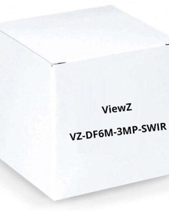 ViewZ VZ-DF6M-3MP-SWIR  1″ 3MP FA Fixed Lens with Manual Iris 6mm Short Wave IR F–1.8 C–Mount