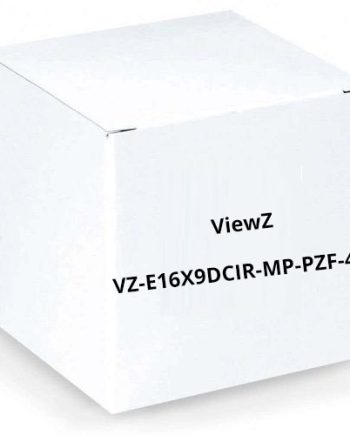 ViewZ VZ-E16X9DCIR-MP-PZF-4W 1/1.8″ 2MP Zoom 9-144mm Lens, F1.6, DC, IR with Presets Z/F 4 Wire