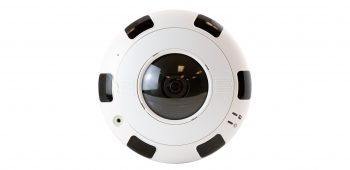 ViewZ VZ-FE-1 6 Megapixel Fisheye Network Outdoor Dome Camera, 1.6mm Lens, White
