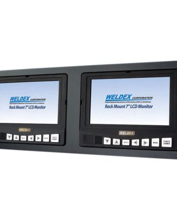 Weldex WDL-7172M2R Color Dual 7” TFT LCD Rack Mountable Monitors