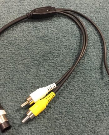 Weldex WDRV-4LKRCA 4 PIN DIN to RCA Adapter Cable