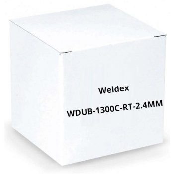 Weldex WDUB-1300C-RT-2.4mm 1/3” WDR VGA CMOS Sensor Camera, 2.4mm Lens