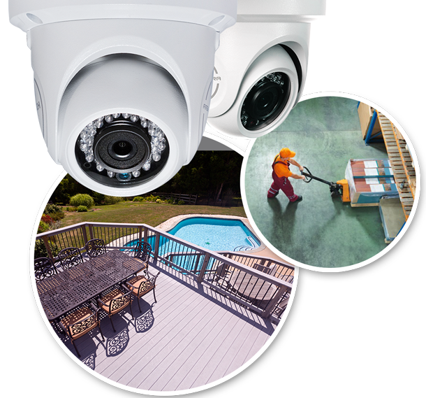 6 Camera complete surveillance system