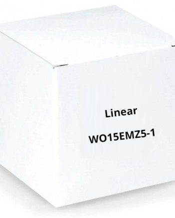 Linear WO15EMZ5-1 500 Series Z-Wave White Outlet, Energy Monitoring, 15A