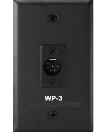 Bosch WP-3 2 Channel Wall Plate Male XLR-6 Type Connector