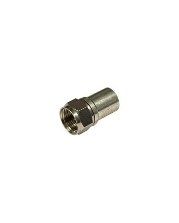 West Penn WP-RG6NR RG6 F-type Connector, for Quad Shield, Indoor