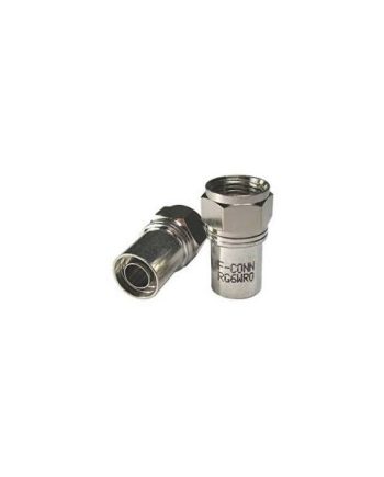 West Penn WP-RG6WRO RG6 F-type Connector with Internal Sealing Rings for 60% to Tri-Shield, External O-Ring for Outdoor