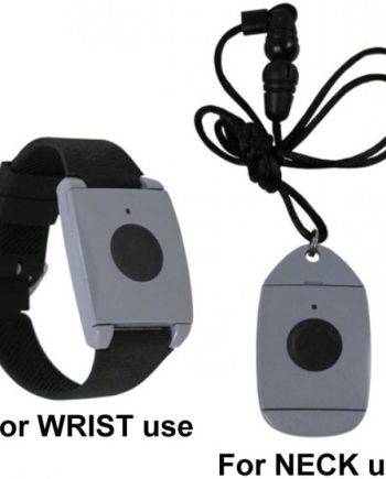 Alpha WP267 Wireless Water-Resistant Miniature with Neck and Wrist Pendant Transmitter
