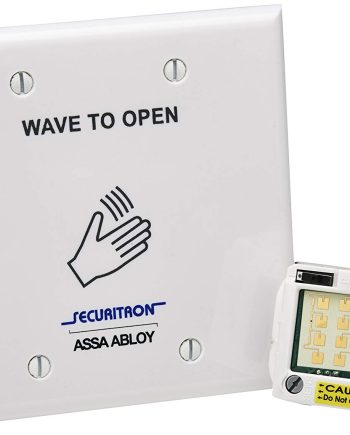 Securitron WSS-W2 Double Gang Faceplate Wave Sense Switch with White