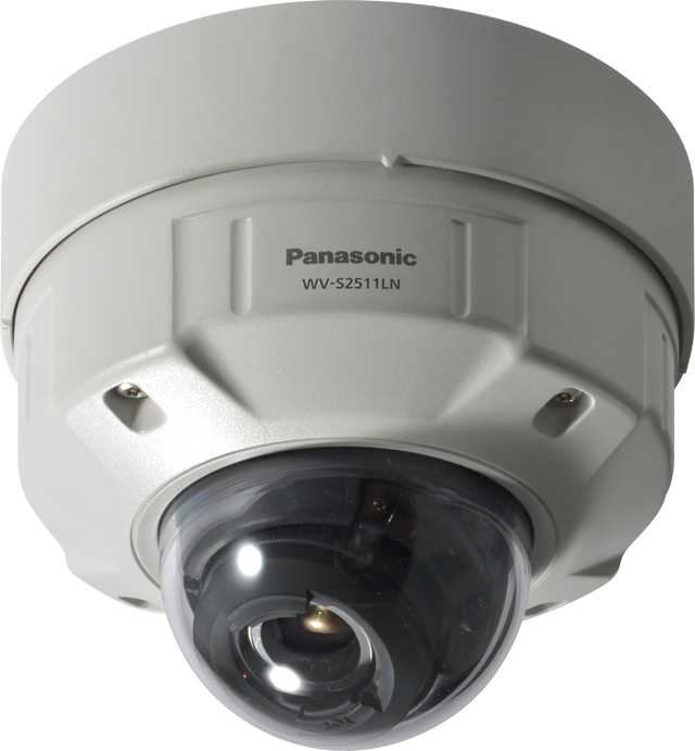 Panasonic WV-S2511LN 1.3 Megapixel Dome Network IP Camera, 2.8 - 10 mm Lens