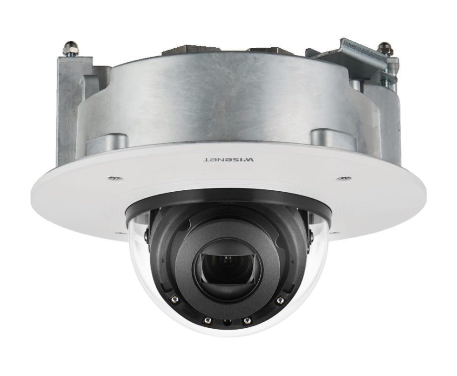 Samsung XND-6081RF 2 Megapixel Outdoor Flush Mount IR Network Dome Camera, 2.8 -12mm Lens
