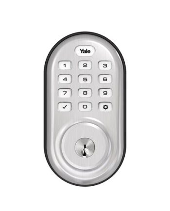 Yale YRD216-CBA-619 Assure Lock Push Button, Satin Nickel