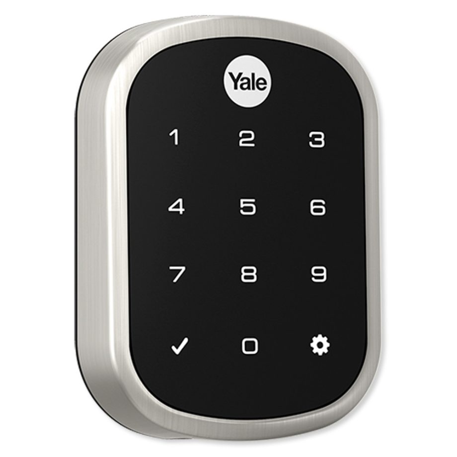 Yale YRD256NR-619 Touchscreen No Radio Key Free Deadbolt Assure Lock, Satin Nickel