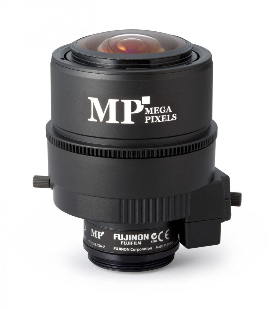 Fujinon YV4-3×2-8SA-2 3 Megapixel Manual Iris Lens, 2.8-12mm