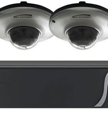 Speco ZIPL84D2G 8 Channel NVR with 2TB and 4 Full HD 1080p Outdoor IR Dome Cameras