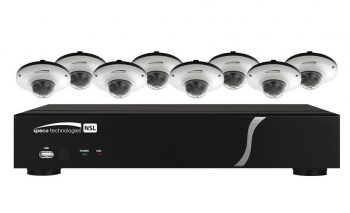 Speco ZIPL88D2G 8 Channel Plug & Play, 2 TB NVR and 8 Full HD 1080p Outdoor IR Dome Cameras