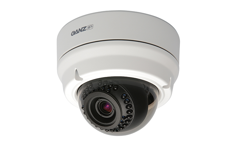 Ganz ZN1A-DNT352XE-MIR 2 Megapixel Network IR Dome Camera, 3-9mm Lens