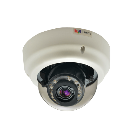 ACTi B61 5MP 3x Indoor Full HD IR WDR Network Vandal Dome