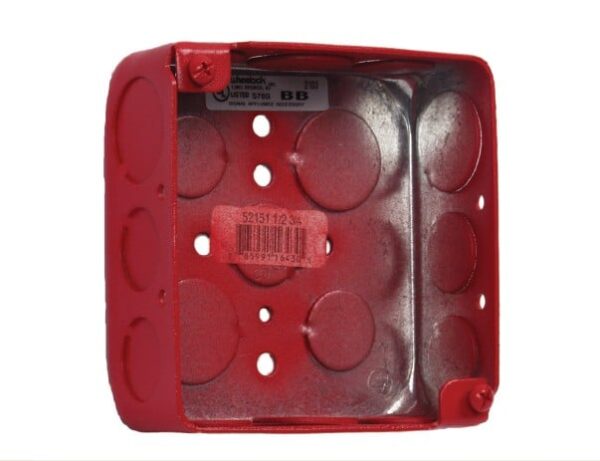 Bosch BB R 4" Backbox Indoor, Red