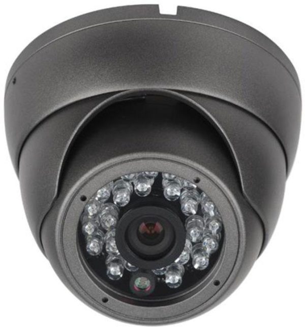 Cantek CT-W-TVI-DI24-2M-3-6-B 1080P HD-TVI Waterproof IR Dome Camera, Black